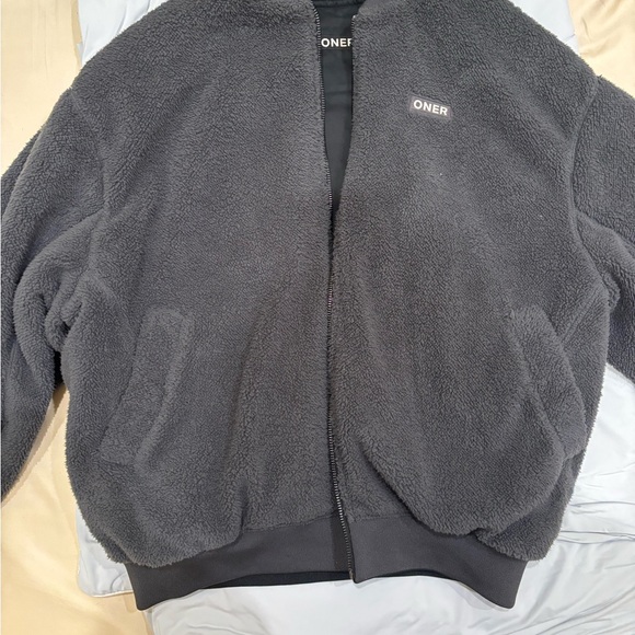 OA Black Bomber Jacket - Picture 2 of 2